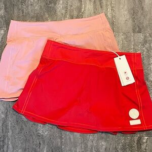 Set of 2 Lululemon Pace Rival skorts *Long *Team Canada